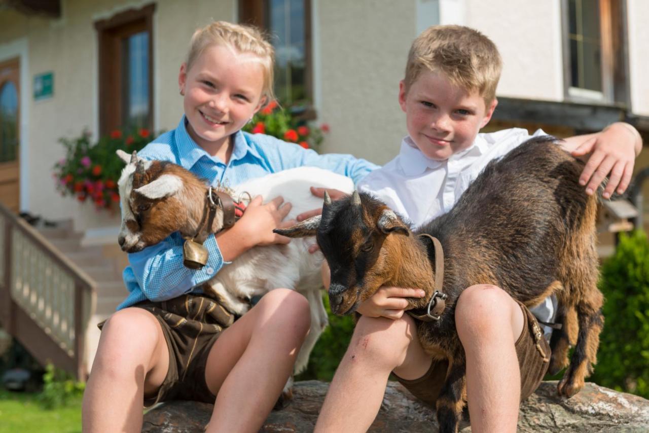 Hartlhof Urlaub Am Baby- Und Kinderbauernhof Villa Niederau Exterior foto