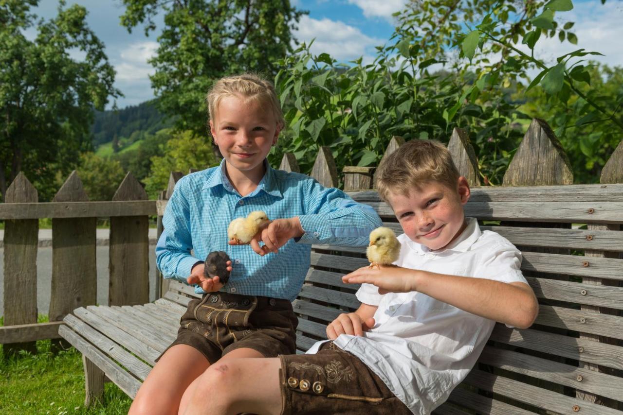 Hartlhof Urlaub Am Baby- Und Kinderbauernhof Villa Niederau Exterior foto